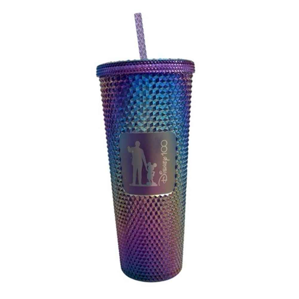 2DISNEY PARKS 100 MICKEY MOUSE OILSLICK STARBUCKS 24OZ DISNEY TUMBLER CUP